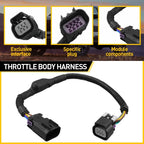 8 Pin to 6 Pin Throttle Body Adapter Harness 25383922 for GM Trucks (2003–2007)