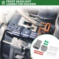 8 Pin Front Headlight Connector Housing for Nissan 