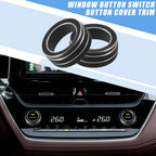 Set of 2 AC Control Switch Knob Cover Trim for Toyota Corolla (2020–2022)