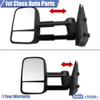 Left Manual Towing Mirror for Chevy Silverado GMC Sierra 1500 2500 3500