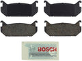 Set of 4 Rear Blue Disc Brake Pads for Ford Probe Mazda 626 MX-6 (Bosch BE584)