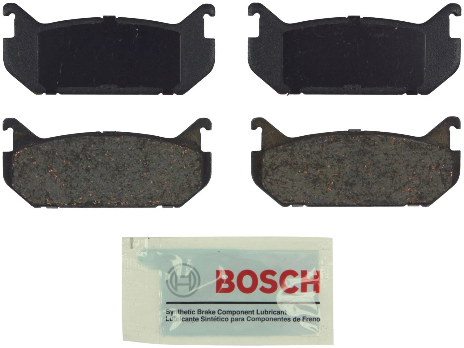Set of 4 Rear Blue Disc Brake Pads for Ford Probe Mazda 626 MX-6 (Bosch BE584)