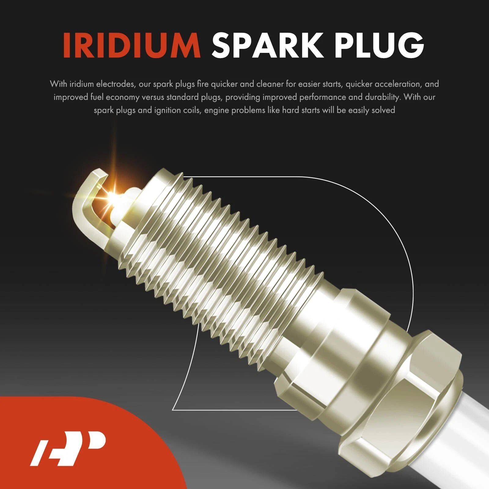 Set of 8 Ignition Coils & Iridium Spark Plugs for Ford F-150 (2001–2008)