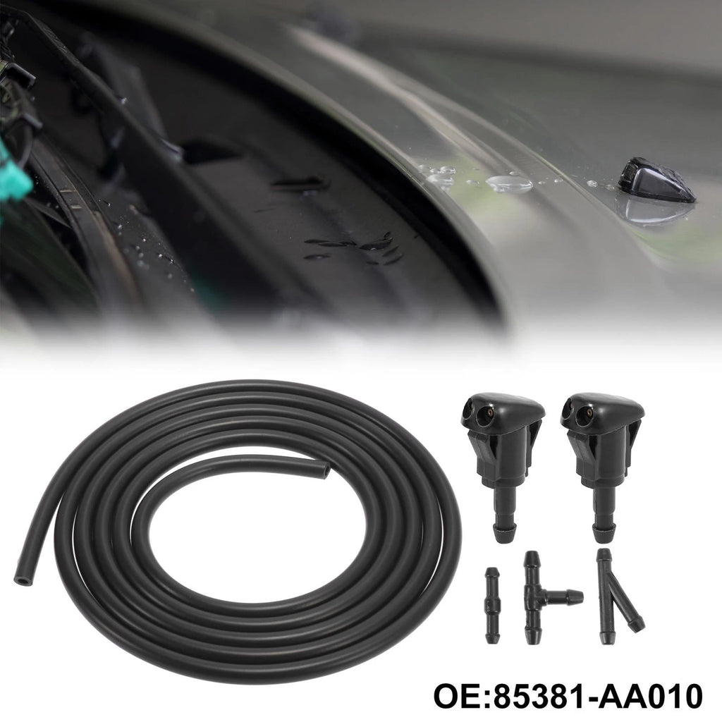 Front Windshield Washer Nozzles Kit 85381AA010 for Toyota Corolla (1999–2008)