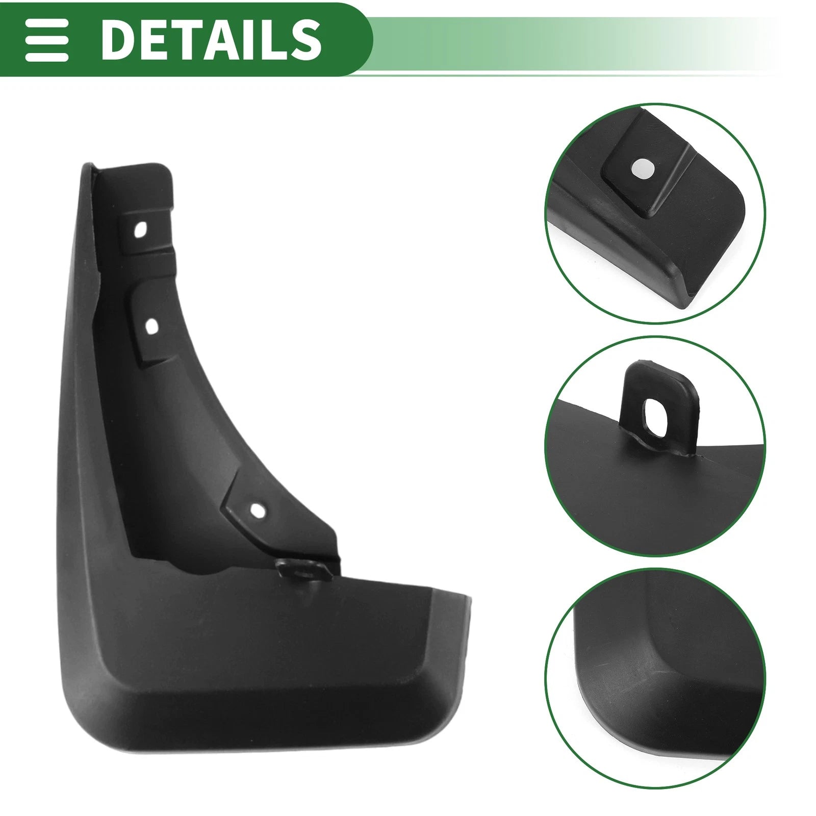 Mud Flaps Splash Guards for Ford Escape (2020) W/ Mount Accessories
