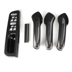 Set of 2 Interior Door Grab Handle Covers for Jetta Golf MK4 (1999–2004) Carbon Pattern