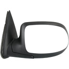 Power Mirror for Chevrolet Silverado 1500 (1999–2002) Left Chrome Manual Folding