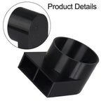 Air Guidance Deflector for RV Boat Radiator Outlet 55mm Black Plastic