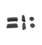 ABS Carbon Fiber Power Seat Control Cover 6pc for Toyota Tundra (2014–2021)