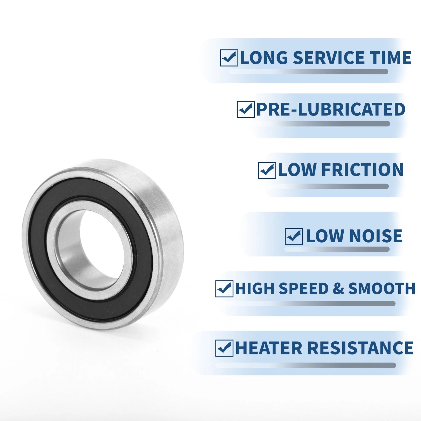 6004DDU Deep Groove Ball Bearing for Scooter Skateboard Wheel (20x42x12mm)