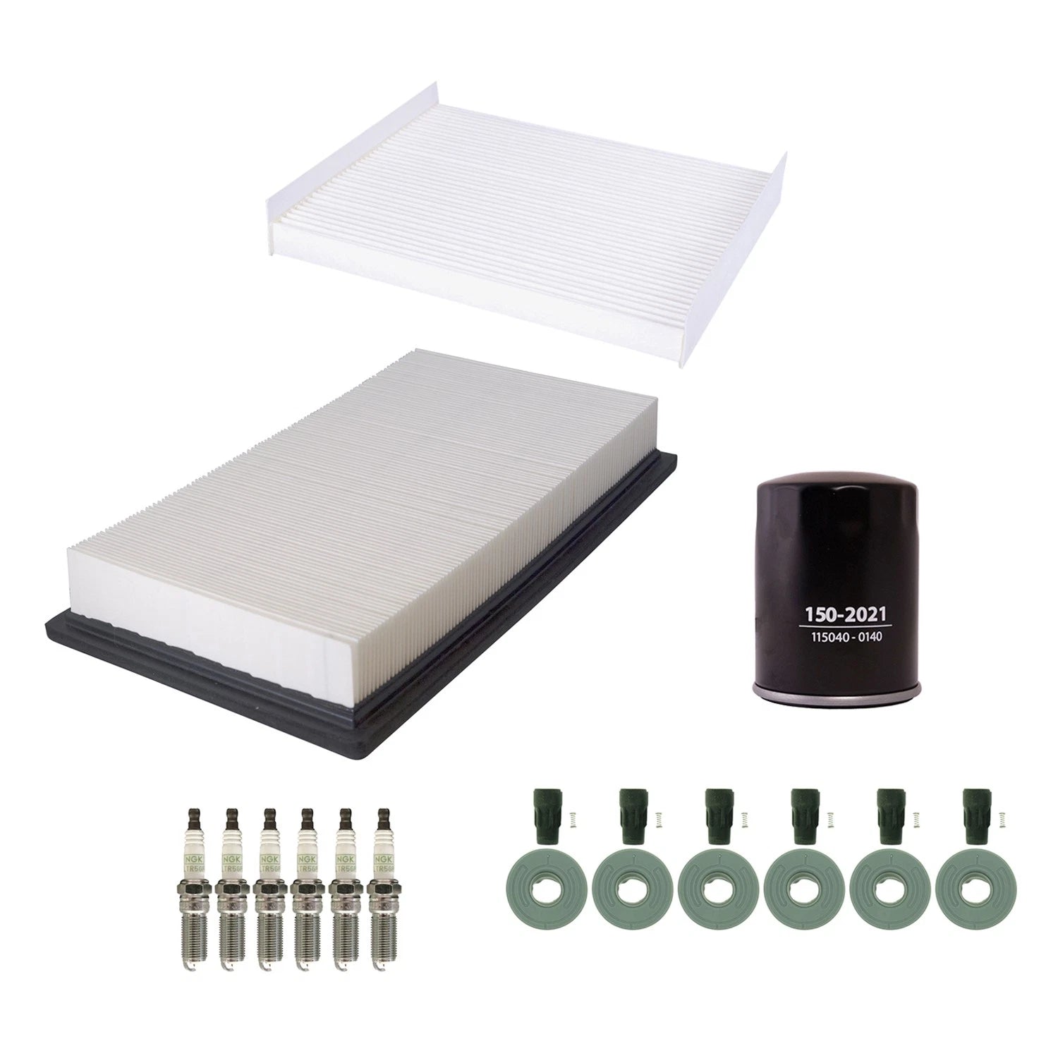 Tune Up Kit with NGK 6 Spark Plugs & Boots for Ford Fusion MKZ (2006–2012)