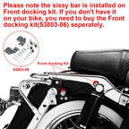 Sissy Bar Luggage Rack for Harley Touring Road King Electra Glide (1997–2008)