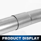 16Pcs 2.25" OD Mild Steel Mandrel Bend Exhaust System Pipes for Universal Fit