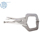 Set of 5 Locking C Clamp Pliers for Vise Grip with Swivel Pad