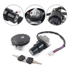 Ignition Switch & Fuel Gas Cap Lock Set w/Keys for Kawasaki KLR650 (1987–2018)