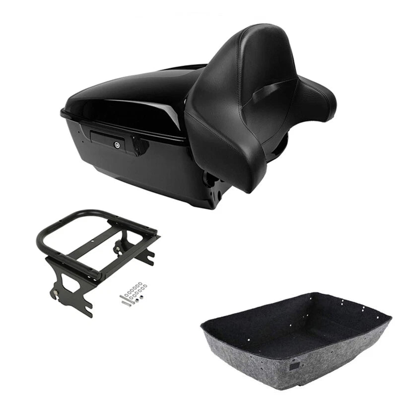 Trunk Backrest Pad Mounting Rack for Harley Electra Glide (1997–2008)