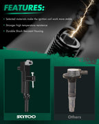 6 Ignition Coils for Dodge Ram 1500, Durango, Dakota, Jeep Liberty, Commander (3.7L)