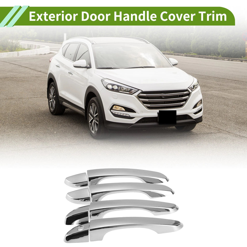 Set of 4 Door Handle Covers for Hyundai Tucson (2016–2020) Normal Plating