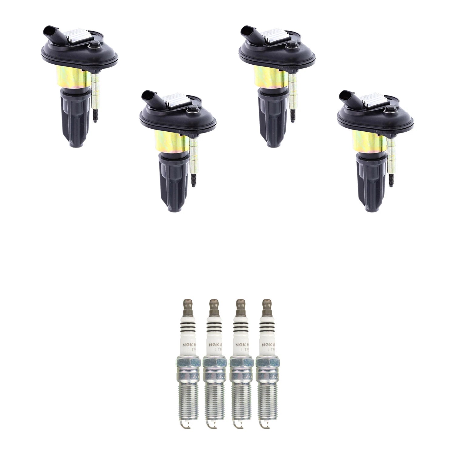 Set of 4 Ignition Coils & NGK Spark Plugs for Canyon Colorado (2015–2023)