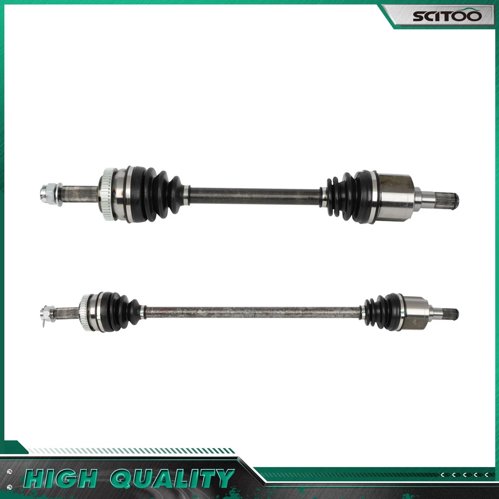 2pcs CV Axles Front FWD for Hyundai Tucson (2005–2007) & Kia Sportage (2005–2010)