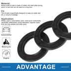 Set of 5 Oil Seal Rotary Shaft Seal Nitrile Rubber 25x40x5mm