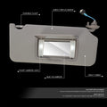 Passenger Right Side Sun Visor Replacement for Honda Accord (2008–2012)