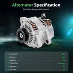 Alternator with Pulley for Toyota Yaris (2006–2015)