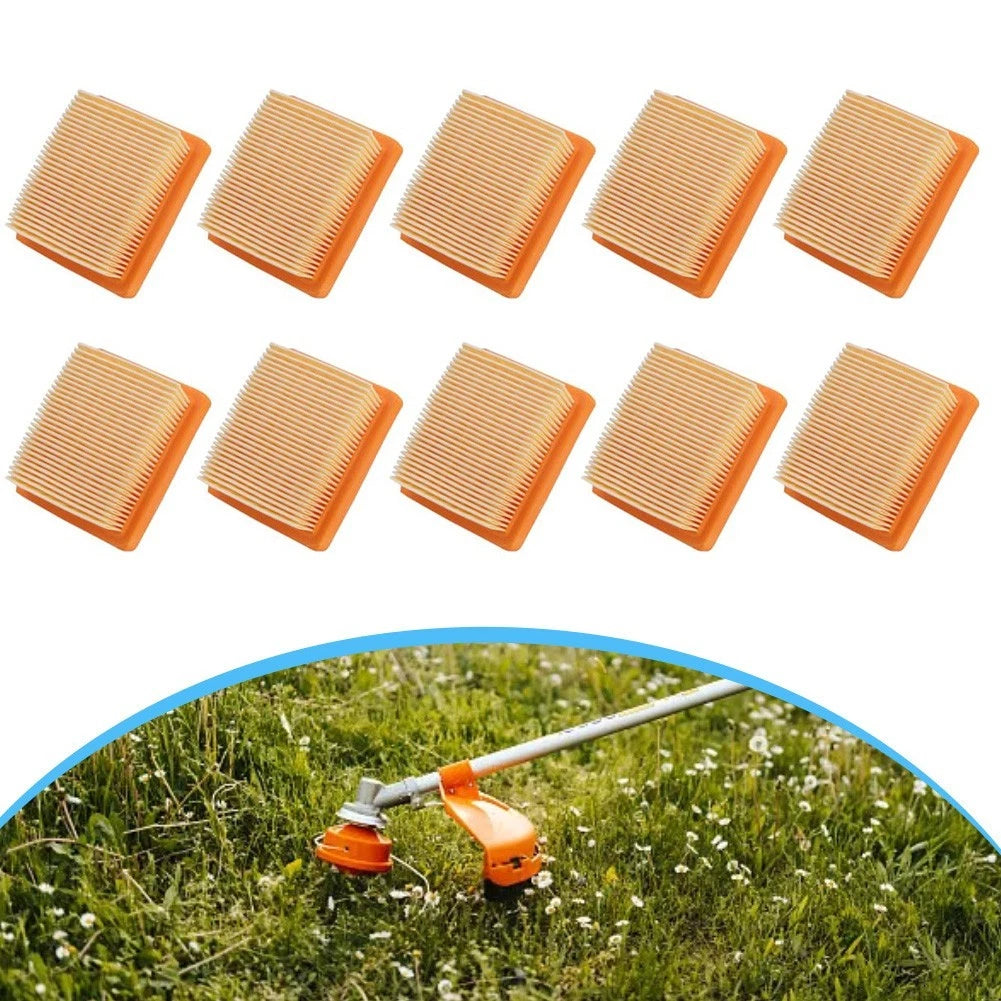 Set of 10 Replacement Air Filters for String Trimmer KM91R KM131 FS89 FS91 FS111