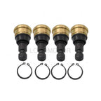 Set of 4 Upper Lower Front Ball Joints for Polaris RZR 570 800 900 (2011–2019)