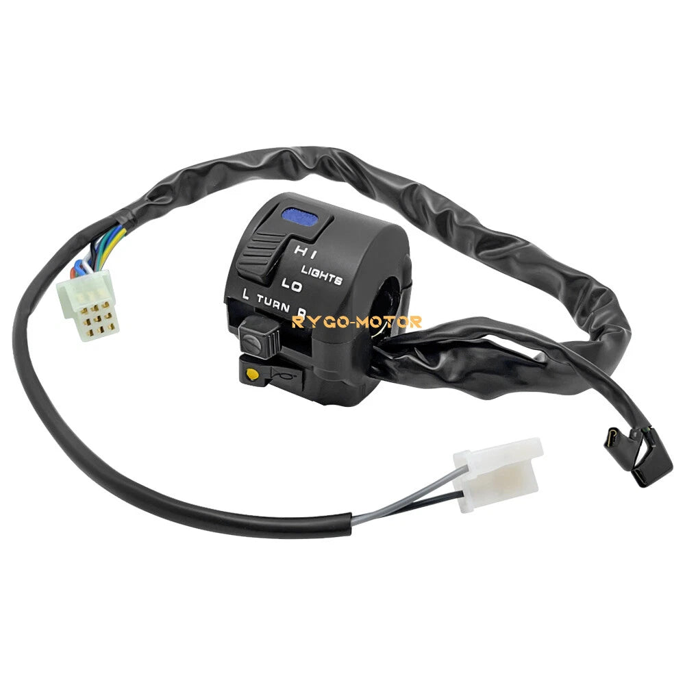 Left Control Switch Headlight Horn Turn Signal Button for Honda XR650L (1993–2008)