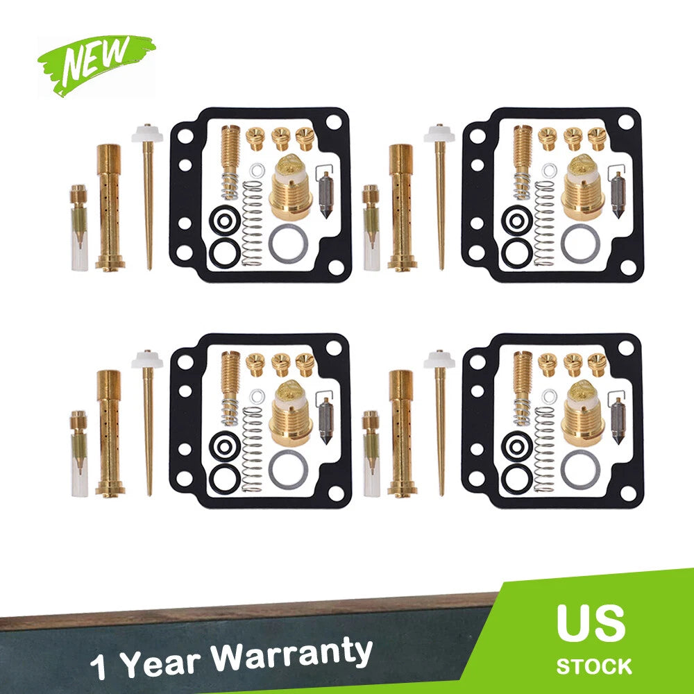 Set of 4 Carburetor Rebuild Kits for Yamaha Maxim XJ650 XJ700 XJ750 (1980–1986)