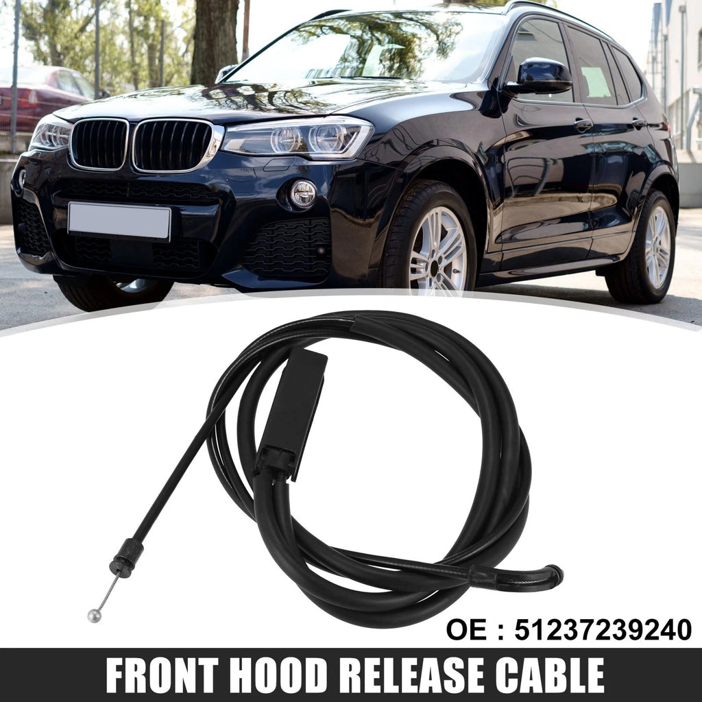 Hood Release Cable for BMW 320i 335i (2006–2013) 51237239240 51237396161