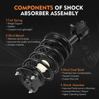 Front Complete Strut Spring Shock Absorber Assembly for Hyundai Accent (2006-2011)