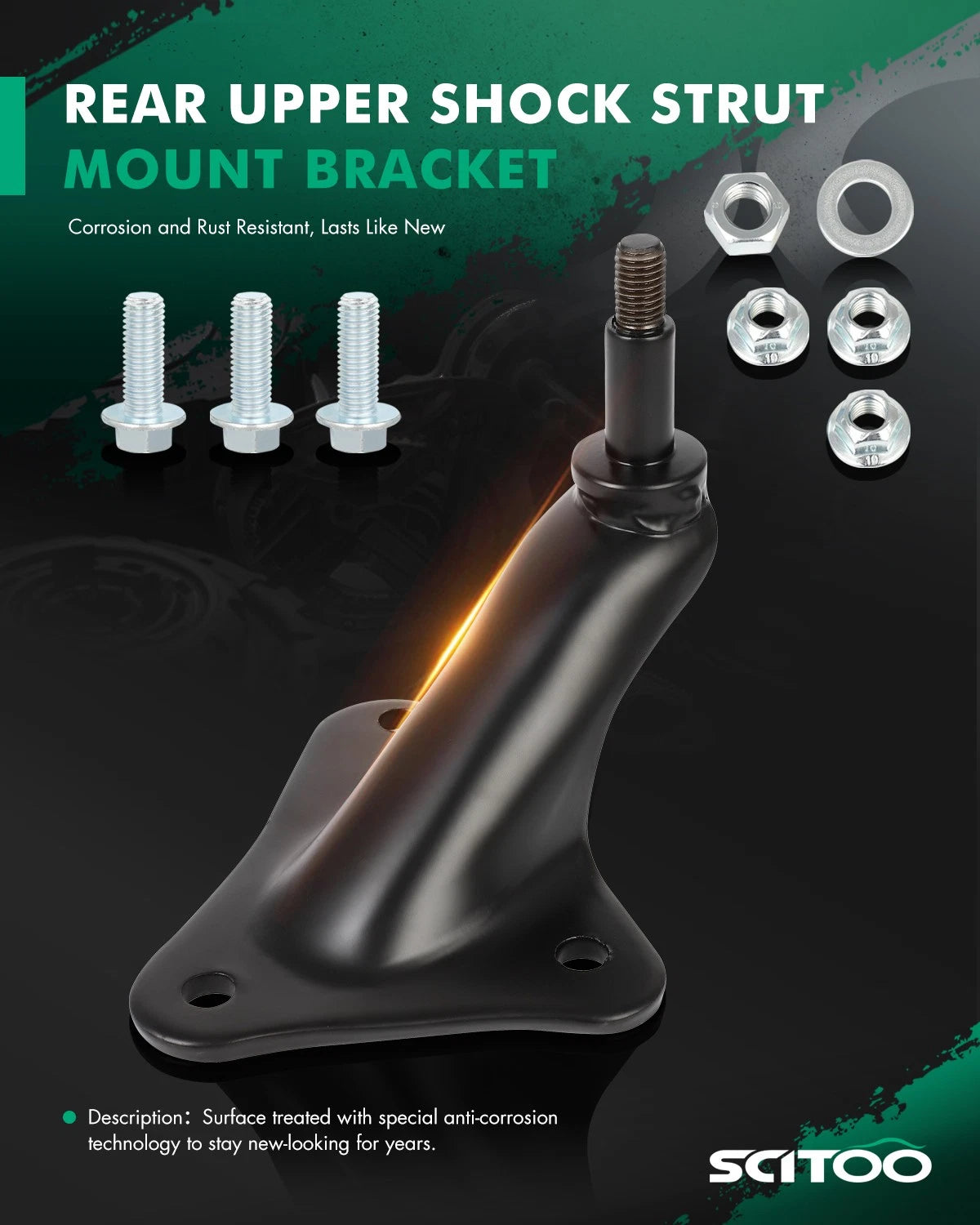 Rear Upper Shock Strut Mount Bracket for Ford Ranger (1983–2011)