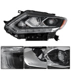 LED Headlight for Nissan Rogue (2014–2016) Driver Side, w/o Auto Control