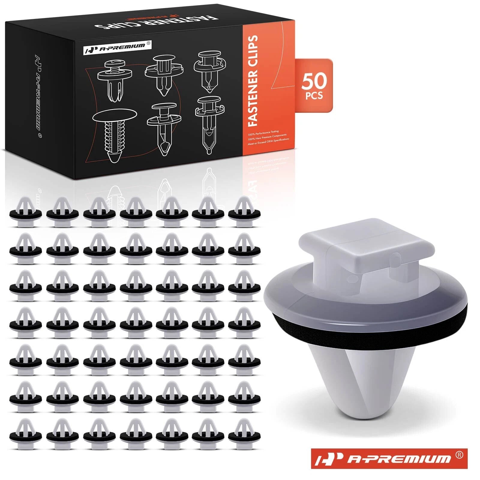 Nylon Panel Moulding Clips with Sealer for GM Toyota (2010–2015)