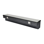 72" Gloss Black Aluminum Tool Box for Truck (Storage, Lock, Key)