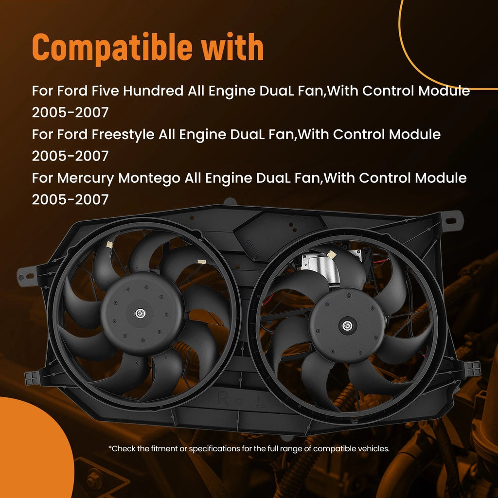 Engine Fan with Module for Ford Five Hundred/Freestyle (2005-2007)