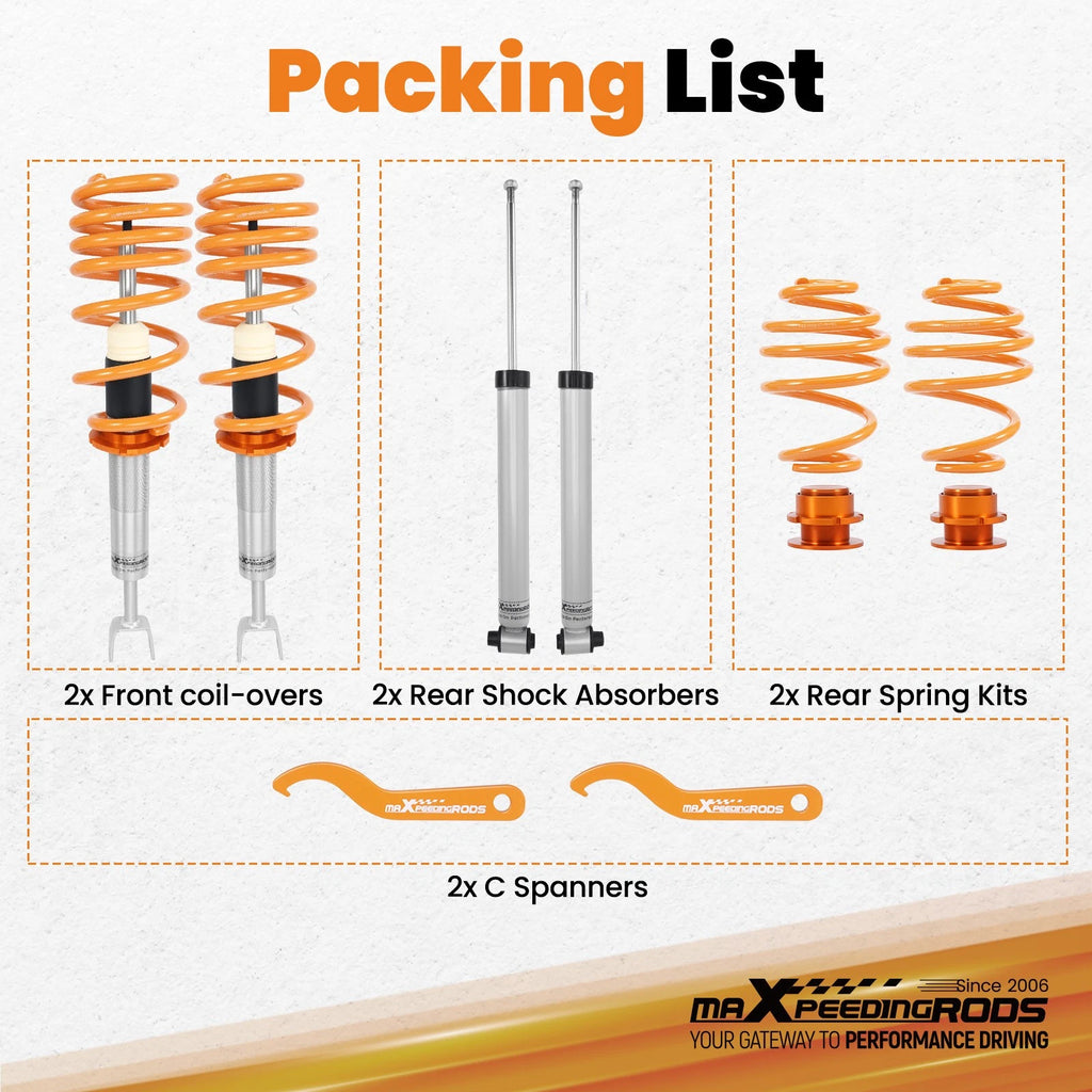 Adjustable Coilovers for VW Passat B5/B5.5 (1998-2005)