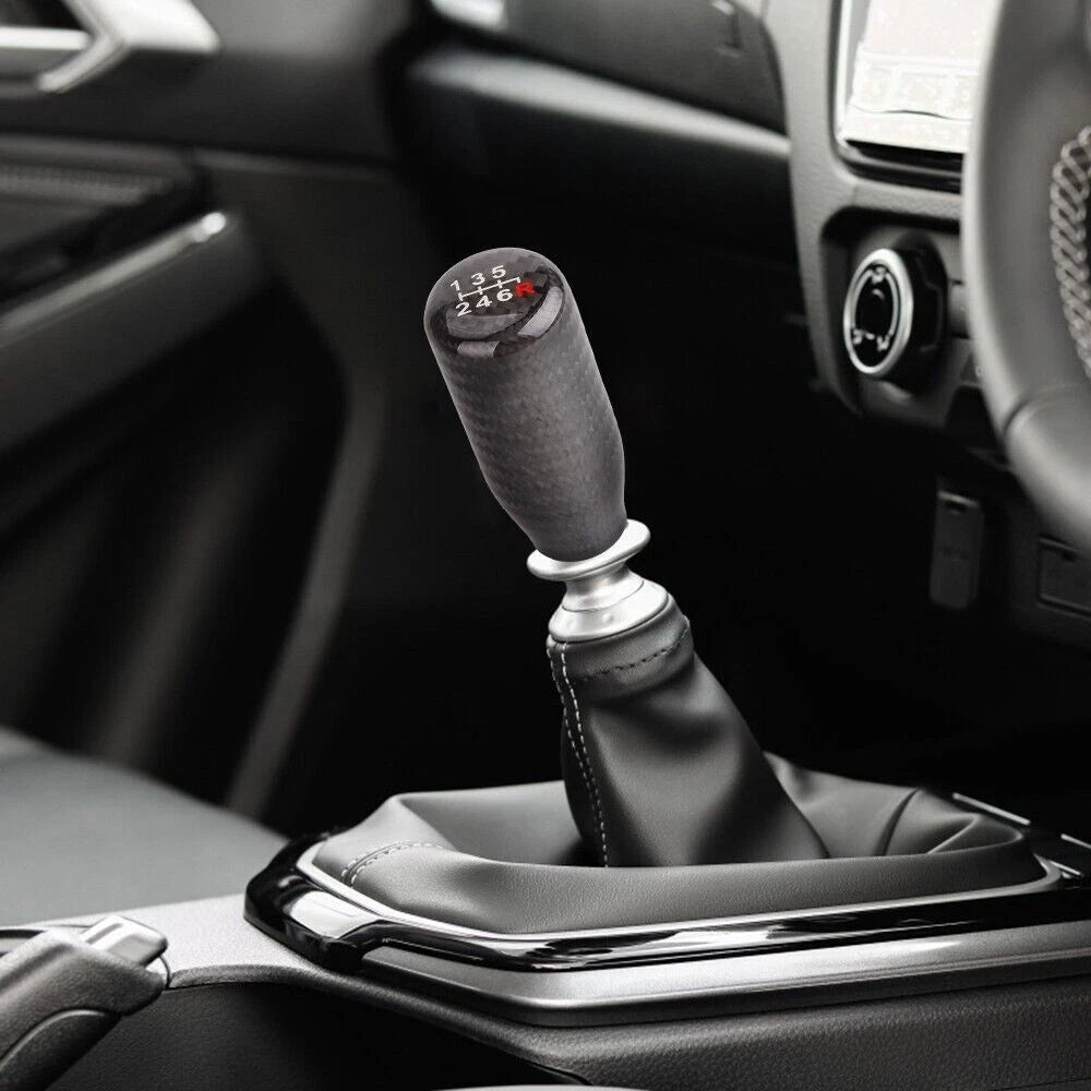 Carbon Fiber Manual Gear Shift Knob for Universal 6 Speed (All Years)