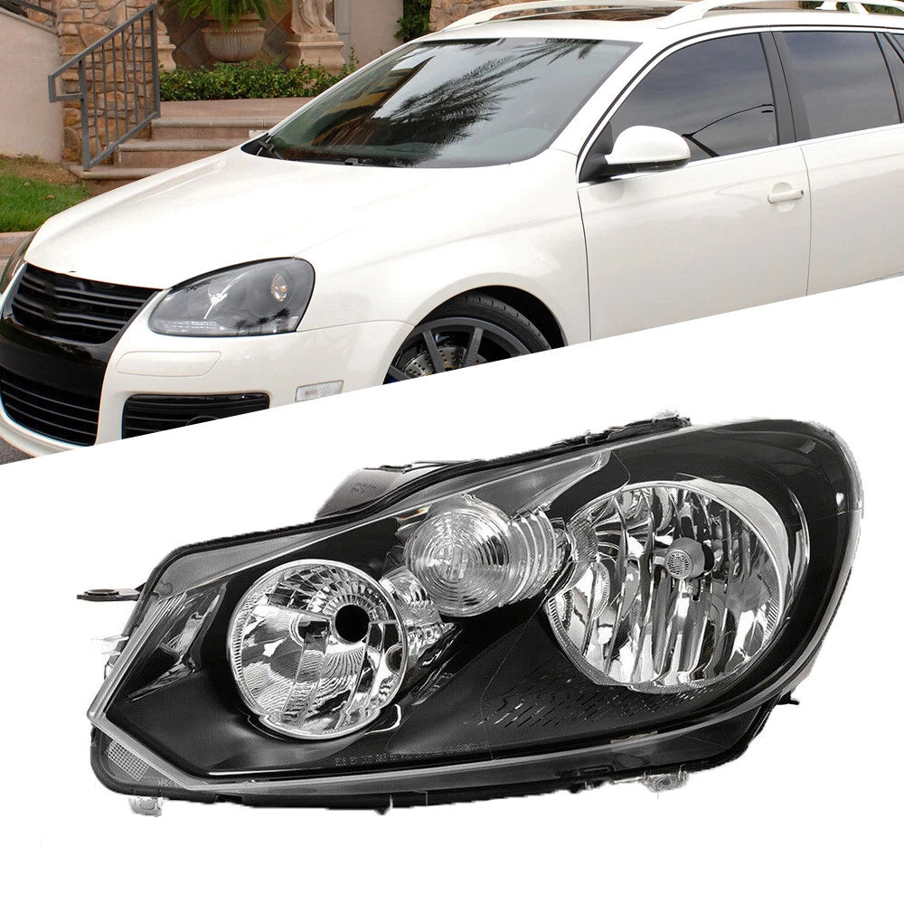 Headlight Assembly for VW Golf/Jetta Sportwagen (2010–2014) Left Driver