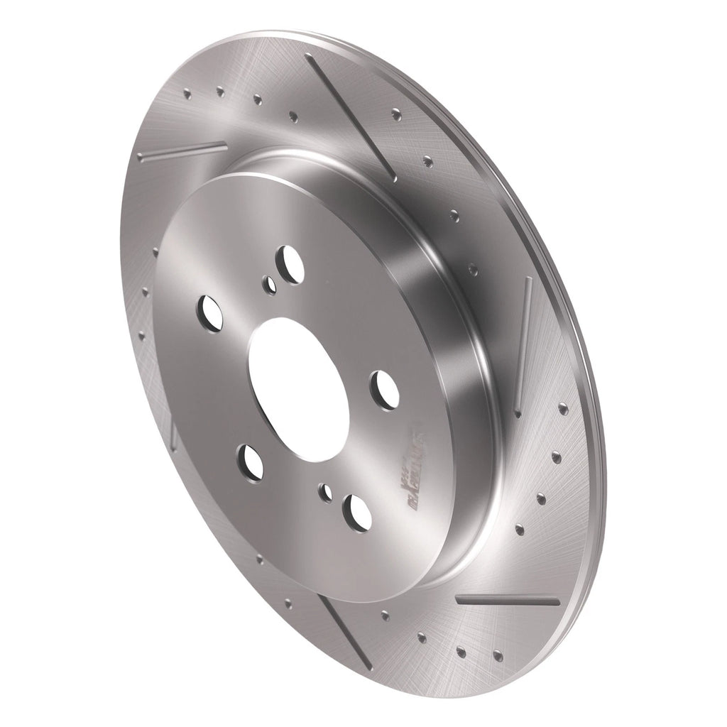 Set of 4 Rear Brake Rotors and Pads for Toyota Prius (2010–2022)