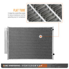 A/C Condenser for Lexus RX330 RX350 (2006–2009) OE Style Aluminum Core