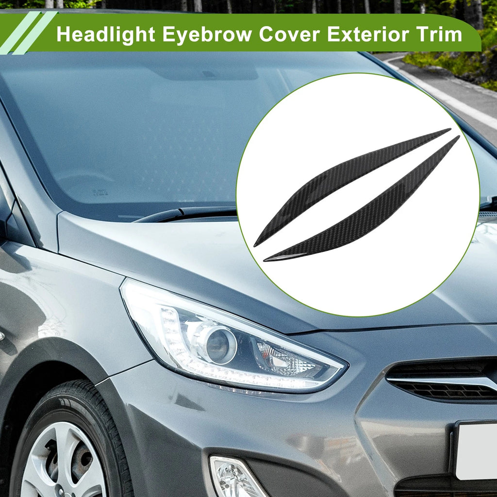 Headlight Eyebrow Eyelid Cover for BMW F32 (2012–2017) Carbon Fiber