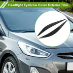 Headlight Eyebrow Eyelid Cover for BMW F32 (2012–2017) Carbon Fiber