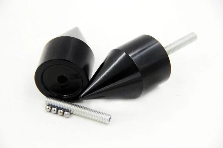 Black Spike Bar Ends for Suzuki GSXR 600 (1992–2013)