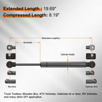 2 Tonneau Cover Lift Support Shock Strut for Universal Trucks