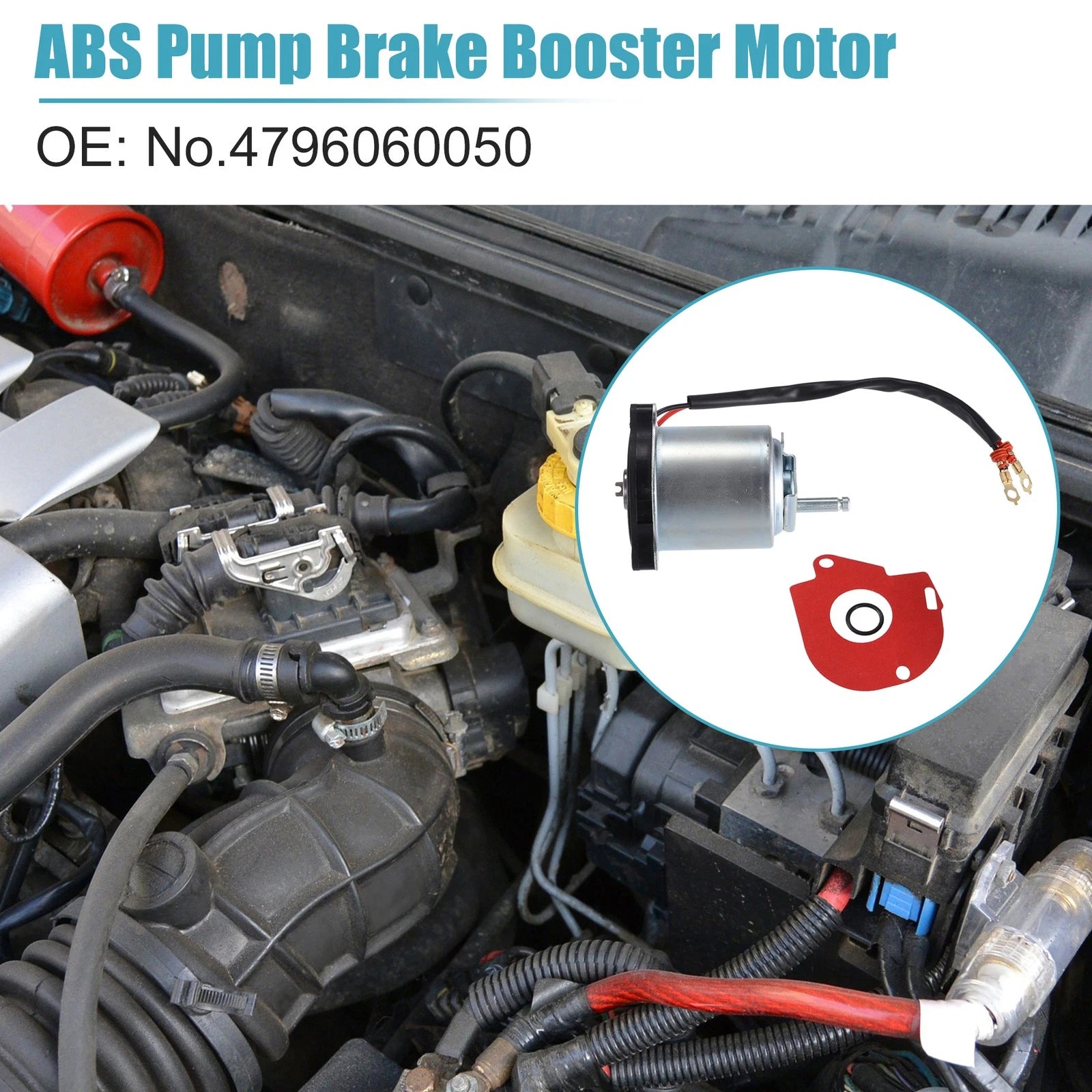 ABS Pump Brake Booster Motor for Toyota 4Runner, Land Cruiser, Lexus GX460 (2003–2023)