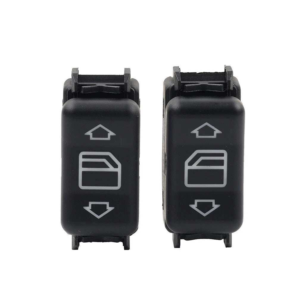 2Pcs Power Window Switch for Mercedes Benz (1985–1995) 1248204510 1248204610