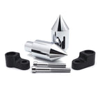 Chrome Spike Frame Slider Crash Protector for Honda CBR 600RR (2007–2008)